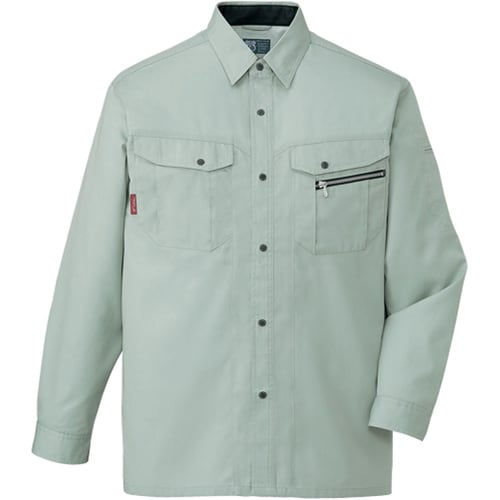 長袖シャツ 84104 ア−スグリ−ン LL