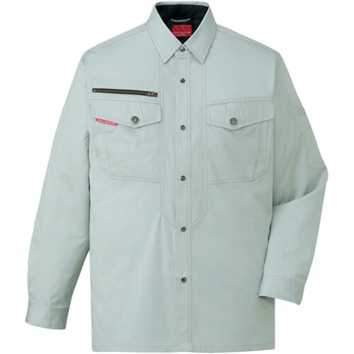 長袖シャツ 84204 ア−スグリ−ン LL