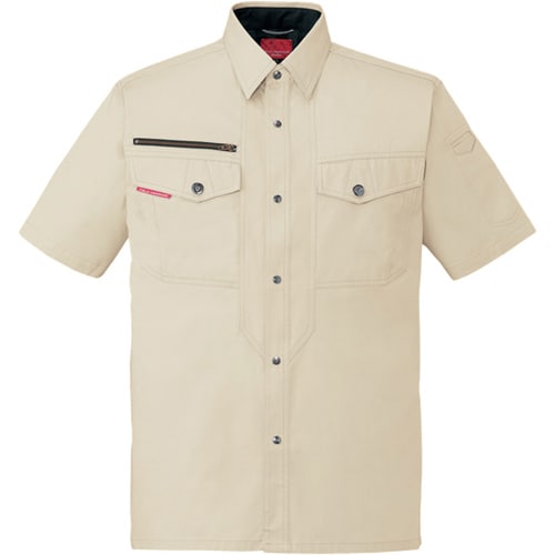 半袖シャツ 84214 アイボリ− LL