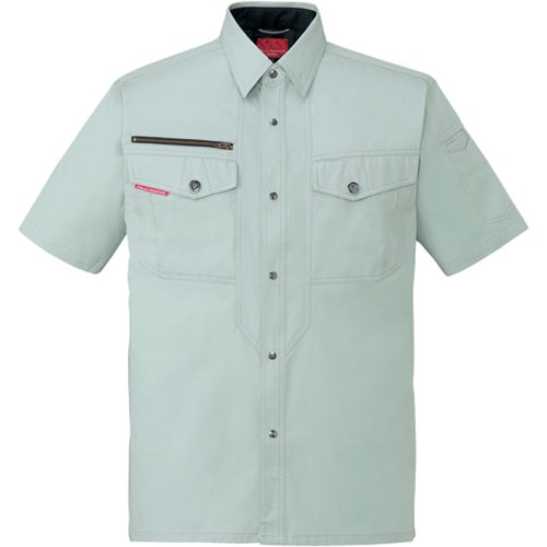 半袖シャツ 84214 ア−スグリ−ン LL