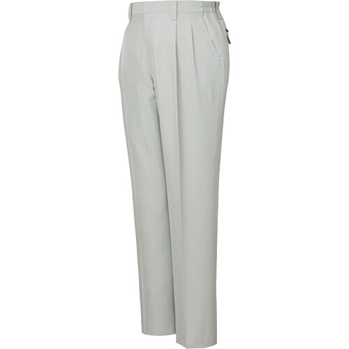 ツータックパンツ 84301 シルバ− L