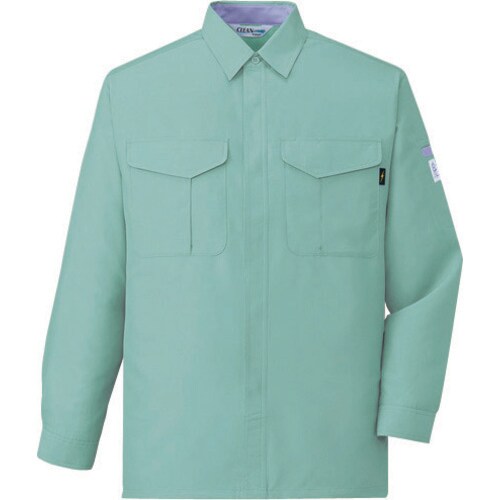 長袖シャツ 84304 スプレ−グリ−ン M