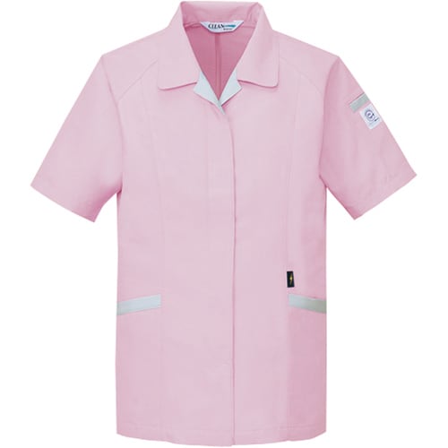 半袖スモック 84335 ロ−ズピンク M