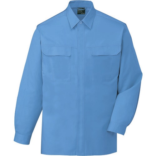 長袖シャツ 84604 ブル− S