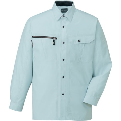 長袖シャツ 84804 ア−スグリ−ン EL