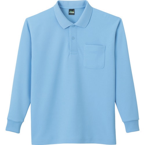 長袖ポロシャツ 84904 サツクス L