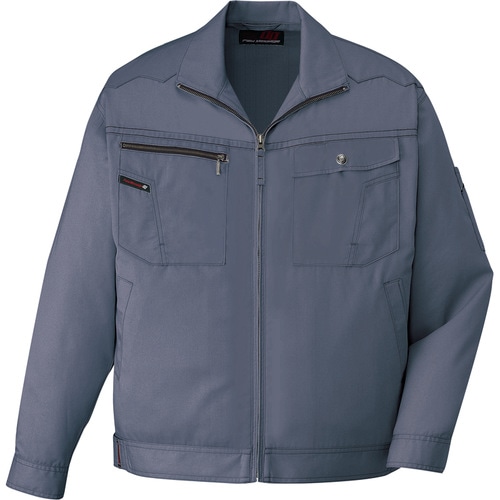 長袖ジャンパー 85000 ブル−グレ− L