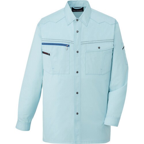 長袖シャツ 85004 ア−スグリ−ン EL