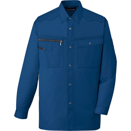 長袖シャツ 85004 インデイゴブル− 5L