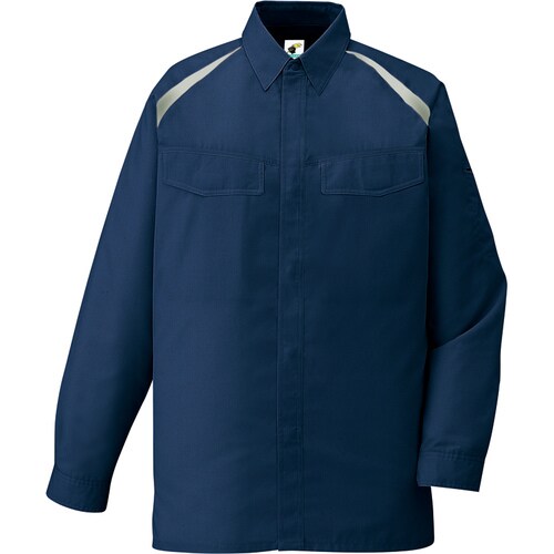 長袖シャツ 85104 ネ−ビ− 5L