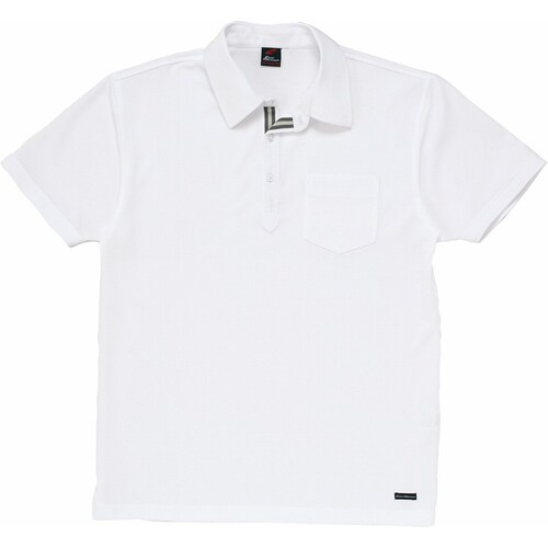 半袖ポロシャツ 85214 ホワイト EL