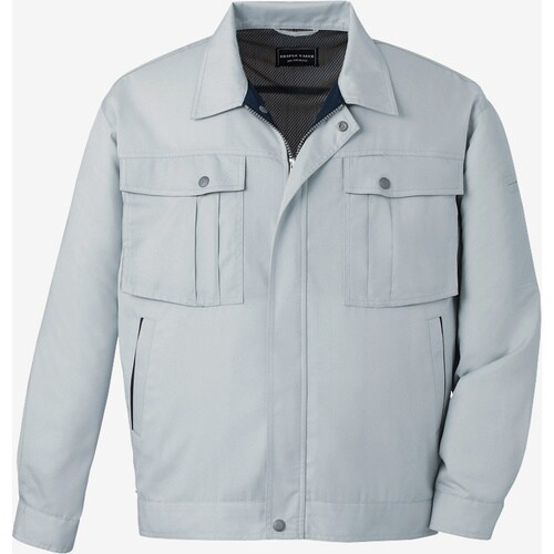 長袖ジャンパー 85400 シルバ− 4L