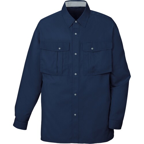 長袖シャツ 85404 ネ−ビ− 5L