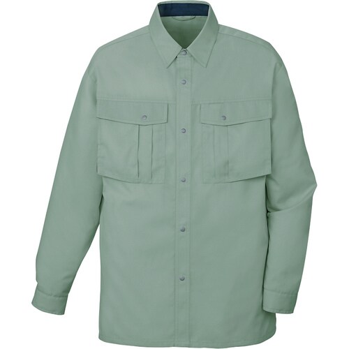 長袖シャツ 85404 ア−スグリ−ン L