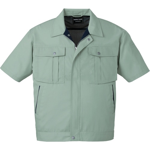 半袖ジャンパー 85410 ア−スグリ−ン 4L