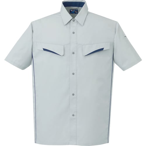 半袖シャツ 85514 シルバ− EL