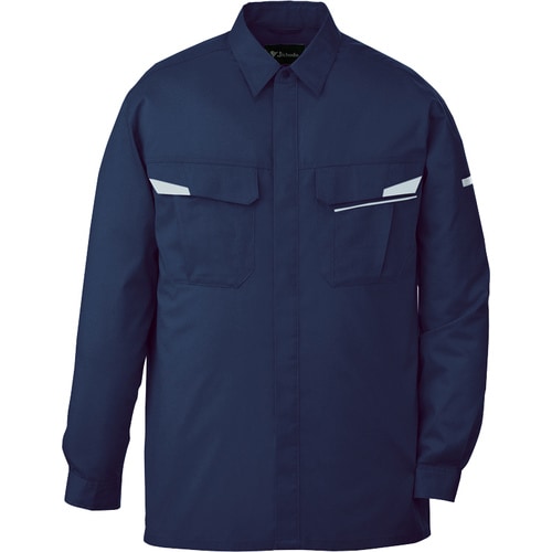 長袖シャツ 85604 ネ−ビ− LL