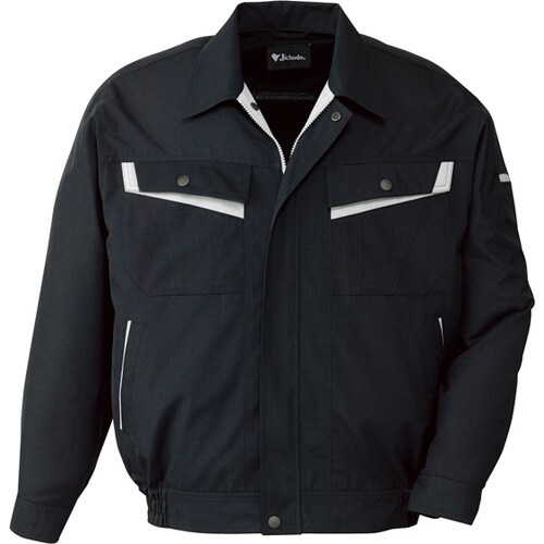 長袖ブルゾン 86000 シツクブラツク EL