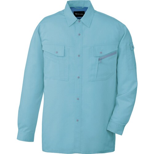 長袖シャツ 85704 ミストブル− 4L