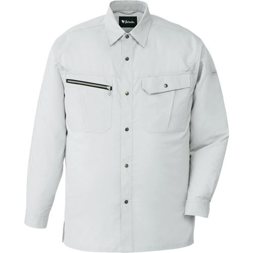 長袖シャツ 86104 シルバ− L