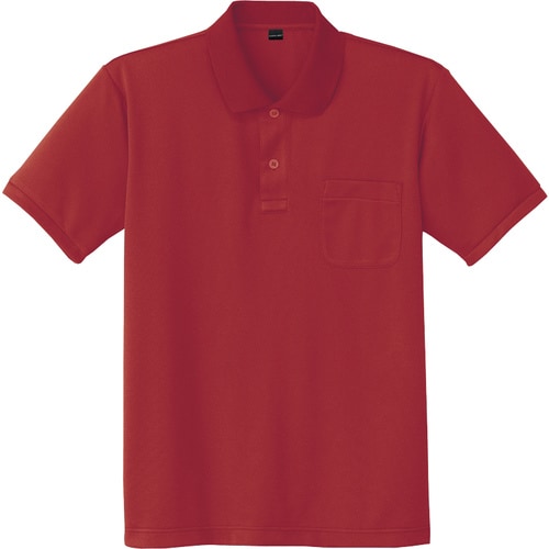 半袖ポロシャツ 85814 レツド 5L