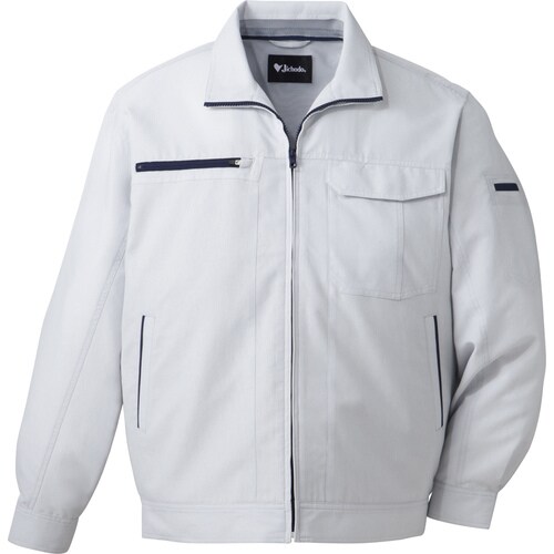 長袖ジャンパー 86300 シルバ− LL