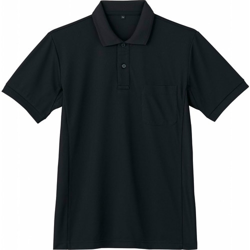 半袖ポロシャツ 85894 ブラツク 4L