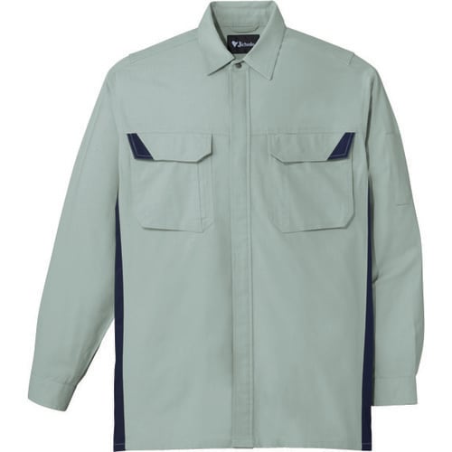 長袖シャツ 86404 ア−スグリ−ン 5L