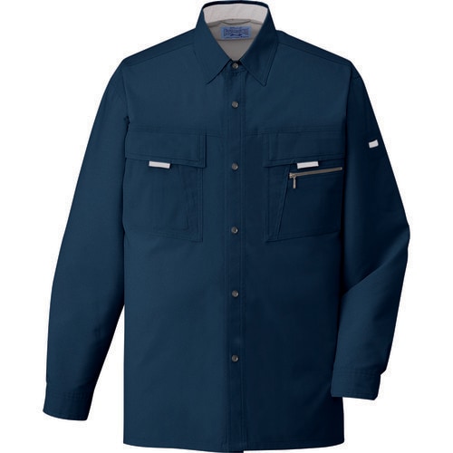 長袖シャツ 85904 ネ−ビ− L