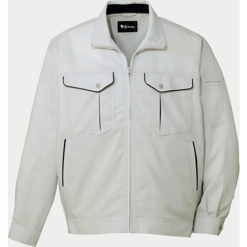 長袖ジャンパー 86600 シルバ− LL