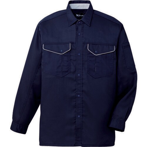 長袖シャツ 86604 ネ−ビ− LL