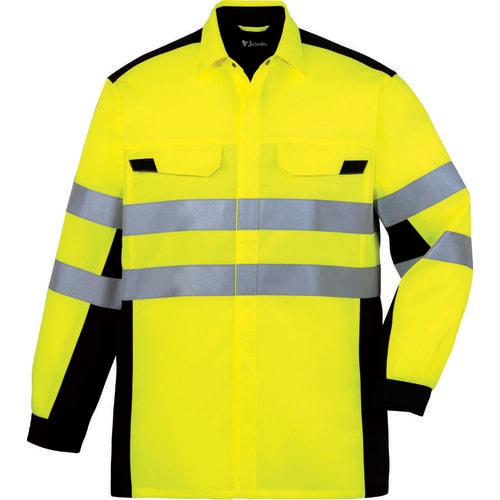 長袖シャツ 86704 イエロ− EL