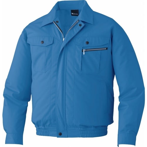 空調服長袖ブルゾン 87040 ライトブル− LL