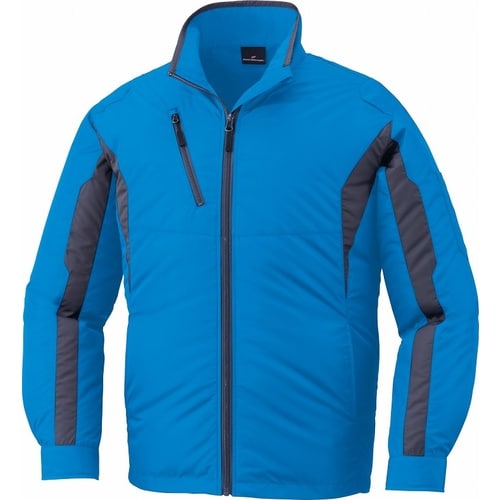 空調服長袖ジャケッ 87060 ライトブル− M