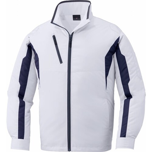 空調服長袖ジャケッ 87060 シルバ− 5L