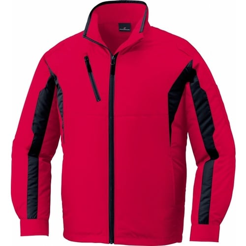 空調服長袖ジャケッ 87060 レツド S