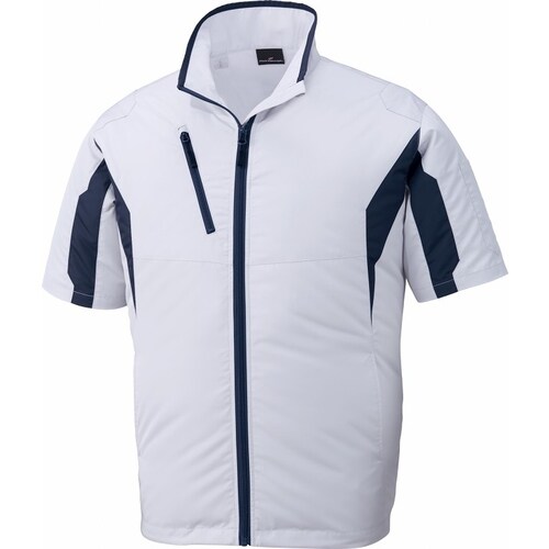 空調服半袖ジャケッ 87070 シルバ− L