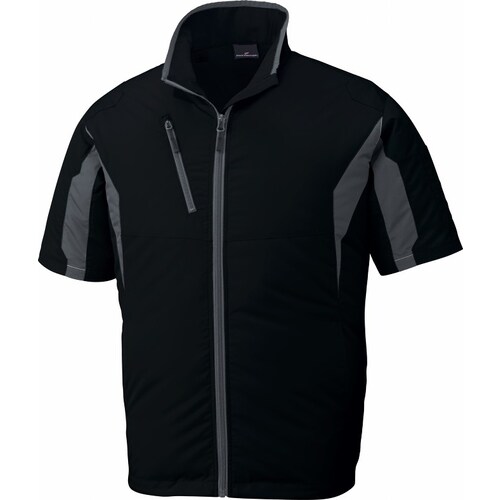 空調服半袖ジャケッ 87070 ブラツク M