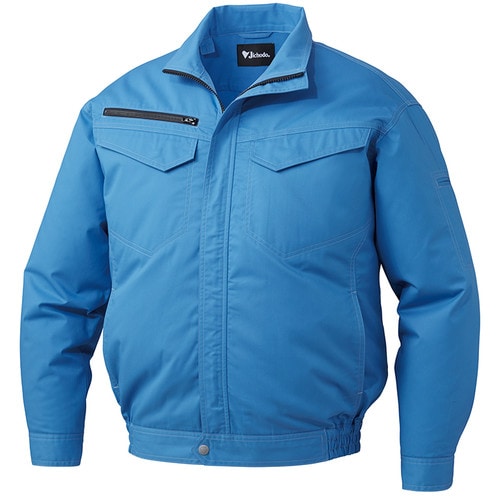 空調服長袖ブルゾン 87080 ライトブル− L