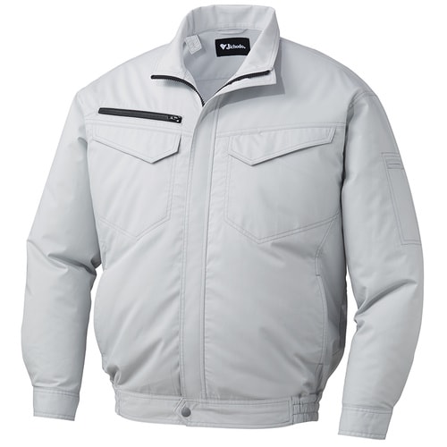 空調服長袖ブルゾン 87080 シルバ− LL