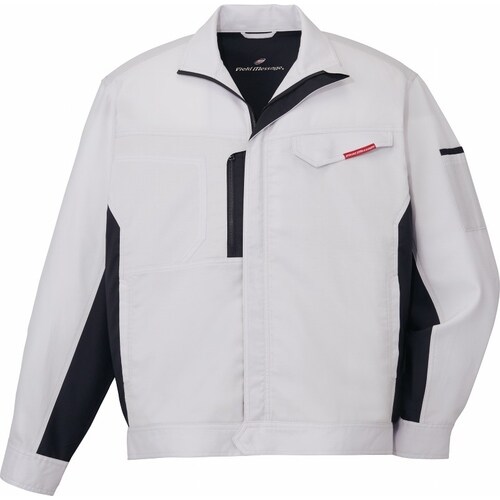 長袖ジャンパー 87100 シルバ− L