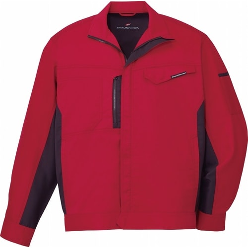 長袖ジャンパー 87100 レツド 4L