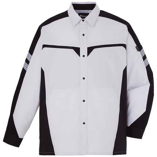 長袖シャツ 87304 シルバ− S