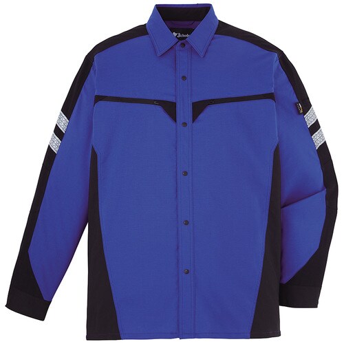 長袖シャツ 87304 ロイヤルブル− LL