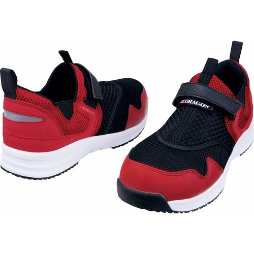 Sシューズ S3187 ブラツクXレツド 25