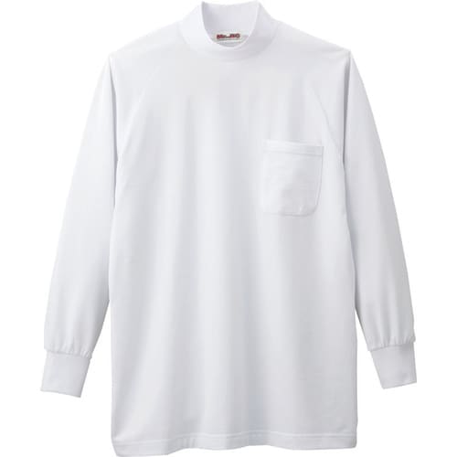 長袖ハイネック 94094 ホワイト L