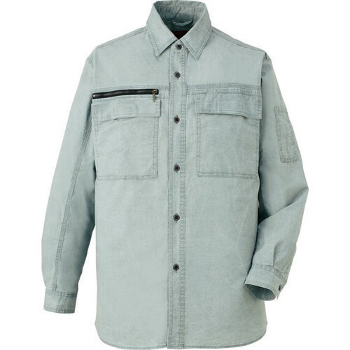 長袖シャツ 94304 シツクシルバ− LL