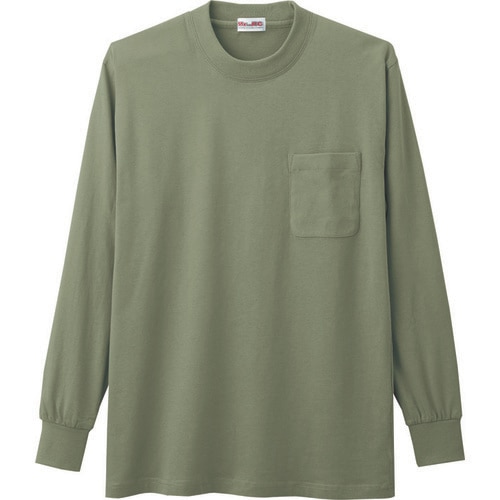 長袖Tシャツ 95004 ア−ミ−グリ−ン LL
