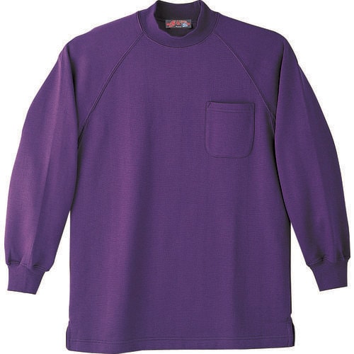 長袖ハイネックシャ 98044 パ−プル EL