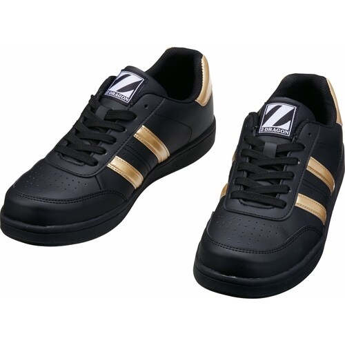 Sシューズ S3171−1 黒X金 26